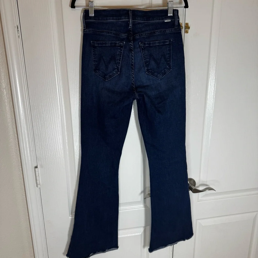 Mother The Weekender Fray Flare Jeans
